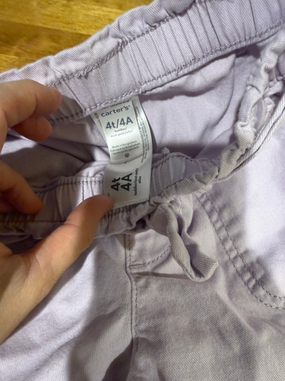Four pairs of 4T girls pants for spring - Picture 7 of 9
